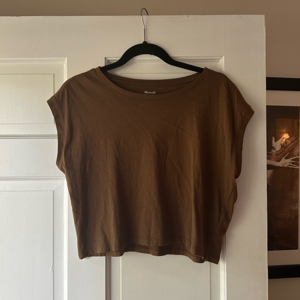 Madewell Softfade Cotton Tee - Warm Brown